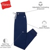 image:imageHanes Womens Scrub Joggers Comfort Fit Healthcare Pants for Women MoistureWicking Medical Scrubs with Odor ControlAfternoon Burgundy