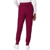 image:imageHanes Womens Scrub Joggers Comfort Fit Healthcare Pants for Women MoistureWicking Medical Scrubs with Odor ControlAfternoon Burgundy