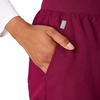 image:imageHanes Womens Scrub Joggers Comfort Fit Healthcare Pants for Women MoistureWicking Medical Scrubs with Odor ControlAfternoon Burgundy