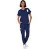 image:imageHanes Womens Scrub Joggers Comfort Fit Healthcare Pants for Women MoistureWicking Medical Scrubs with Odor ControlAthletic Navy