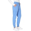image:imageHanes Womens Scrub Joggers Comfort Fit Healthcare Pants for Women MoistureWicking Medical Scrubs with Odor ControlCeil Blue 2