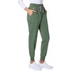 image:imageHanes Womens Scrub Joggers Comfort Fit Healthcare Pants for Women MoistureWicking Medical Scrubs with Odor ControlGreen Moss