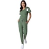 image:imageHanes Womens Scrub Joggers Comfort Fit Healthcare Pants for Women MoistureWicking Medical Scrubs with Odor ControlGreen Moss
