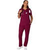 image:imageHanes Womens Scrub Pants Comfort Fit Healthcare Pants for Women MoistureWicking Medical ScrubsAfternoon Burgundy