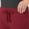 image:imageHanes Womens Scrubs Cargo Joggers Healthcare Scrub Joggers for Women Moisture WickingAfternoon Burgundy