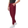 image:imageHanes Womens Scrubs Cargo Joggers Healthcare Scrub Joggers for Women Moisture WickingAfternoon Burgundy