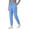 image:imageHanes Womens Scrubs Cargo Joggers Healthcare Scrub Joggers for Women Moisture WickingCeil Blue 2