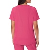 image:imageHanes Womens Scrubs Healthcare Top MoistureWicking Stretch Scrub Shirts Ribbed Back PanelFuchsia Pink