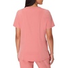 image:imageHanes Womens Scrubs Healthcare Top MoistureWicking Stretch Scrub Shirts Ribbed Back PanelRose Ranch Pink
