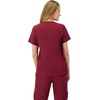 image:imageHanes Womens Scrubs Healthcare Top MoistureWicking Stretch Scrub Shirts Ribbed Side PanelsAfternoon Burgundy