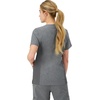 image:imageHanes Womens Scrubs Healthcare Top MoistureWicking Stretch Scrub Shirts Ribbed Side PanelsEbony Heather