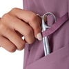 image:imageHanes Womens Scrubs Healthcare Top MoistureWicking Stretch Scrub Shirts Ribbed Side PanelsPurple Mauve
