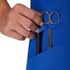 image:imageHanes Womens Scrubs Healthcare Top MoistureWicking Stretch Scrub Shirts Ribbed Side PanelsRoyal Blue
