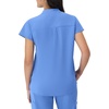 image:imageHanes Womens Scrubs Healthcare Top with Mandarin Collar MoistureWicking Stretch Scrub ShirtCeil Blue 2