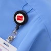 image:imageHanes Womens Scrubs Healthcare Top with Mandarin Collar MoistureWicking Stretch Scrub ShirtCeil Blue 2