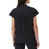image:imageHanes Womens Scrubs Healthcare Top with Mandarin Collar MoistureWicking Stretch Scrub ShirtNew Ebony
