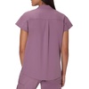image:imageHanes Womens Scrubs Healthcare Top with Mandarin Collar MoistureWicking Stretch Scrub ShirtPurple Mauve