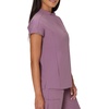 image:imageHanes Womens Scrubs Healthcare Top with Mandarin Collar MoistureWicking Stretch Scrub ShirtPurple Mauve