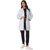image:imageHanes Womens Scrubs Lab Coat Healthcare Lab Coat Scrubs Jacket With Pockets Soil amp Water ResistantMarble White