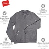 image:imageHanes Womens Scrubs ZipUp Bomber JacketAthletic Navy