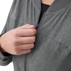 image:imageHanes Womens Scrubs ZipUp Bomber JacketEbony Heather