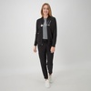 image:imageHanes Womens Scrubs ZipUp Bomber JacketNew Ebony