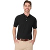 image:imageHanes mens Xtemp Performance Polo Cotton Blend Sport Shirt for Men With Odor ControlBlack