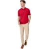 image:imageHanes mens Xtemp Performance Polo Cotton Blend Sport Shirt for Men With Odor ControlDeep Red