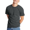 image:imageHanes Mens BeefyT TShirt Heavyweight Cotton TShirts for Men 1 or 2 Pack Mens Tees TallCharcoal Heather