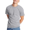 image:imageHanes Mens BeefyT TShirt Heavyweight Cotton TShirts for Men 1 or 2 Pack Mens Tees TallLight Steel