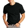 image:imageHanes Mens Beefyt Pocket Heavyweight Cotton Pocket Tee for Men FullCut TShirt 1 Or 2 PackBlack  1 Pack