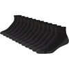 image:imageHanes Mens Crew Socks Pack 8 Pairs Max Cushion Moisturewicking Ankle Socks for Men Cushioned Ankle LengthBlack With Red Logo  12 Pack