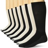 image:imageHanes Mens Crew amp Over the Calf Socks Pack Max Cushioned Moisturewicking Stay Dry Socks Athletic Socks 6 8 Or 12pairsBlackWhite  12 Pack