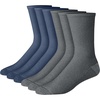 Navy/Charcoal With Red Logo - 6 Pack