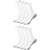 White With Gray Logo - 8 Pack