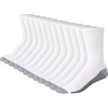White/Grey Foot Bottom - 12 Pack