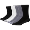 White/Grey/Black - 8 Pack