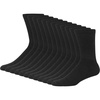 Black - Crew 12 Pair