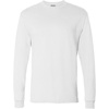 image:imageHanes Mens Essentials LongSleeve TShirt Crewneck Cotton TShirts for Men 2PackWhite  2 Pack