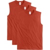 image:imageHanes Mens Essentials Midweight Muscle TShirt Pack Cotton Muscle Tank Shirts 3PackChampion Scarlet