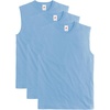 image:imageHanes Mens Essentials Midweight Muscle TShirt Pack Cotton Muscle Tank Shirts 3PackSwiss Blue