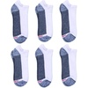 White/Grey - 6 Pair Pack