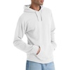image:imageHanes Mens Originals Fleece Hoodie Garment Dyed Hooded Sweatshirt Unisex Fleece PulloverWhite