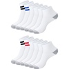 White Stripe - Ankle 14 Pair