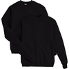 image:imageHanes Mens Sweatshirt EcoSmart Fleece Crewneck Sweatshirt Big amp Tall Available 1 or 2PackBlack  2 Pack