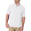 image:imageHanes Mens XTemp Short Sleeve Polo Shirt Midweight Mens ShirtWhite