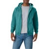 image:imageHanes Mens Zipup Hoodie Ecosmart Fleece Fullzip Hoodie for Men Hooded SweatshirtSpanish Moss