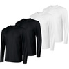 Black/White - 4 Pack