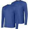 image:imageHanes Sport Mens LongSleeve TShirt Pack Cool DRI MoistureWicking Performance TShirts Performance Tee 2PackDeep Royal