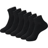 image:imageHanes Unisex Plain White Socks Pack or Plain Black Socks Pack Mens Womens amp Teen Sizes Crew and Ankle 6PacksBlack